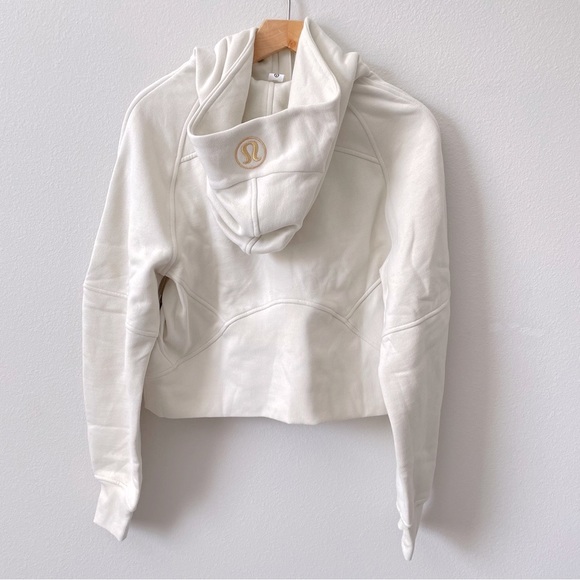 NWT Lululemon Scuba Oversized Half Zip Hoodie *Gold Zip Bone Size XS/S - Picture 2 of 10